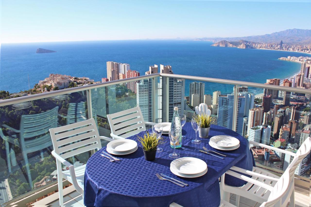 High Rise Apartment On The 39Th Floor With Private Terrace And Sea Views Benidorm Buitenkant foto