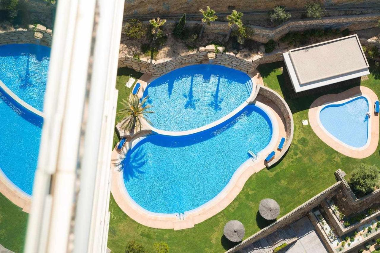 High Rise Apartment On The 39Th Floor With Private Terrace And Sea Views Benidorm Buitenkant foto