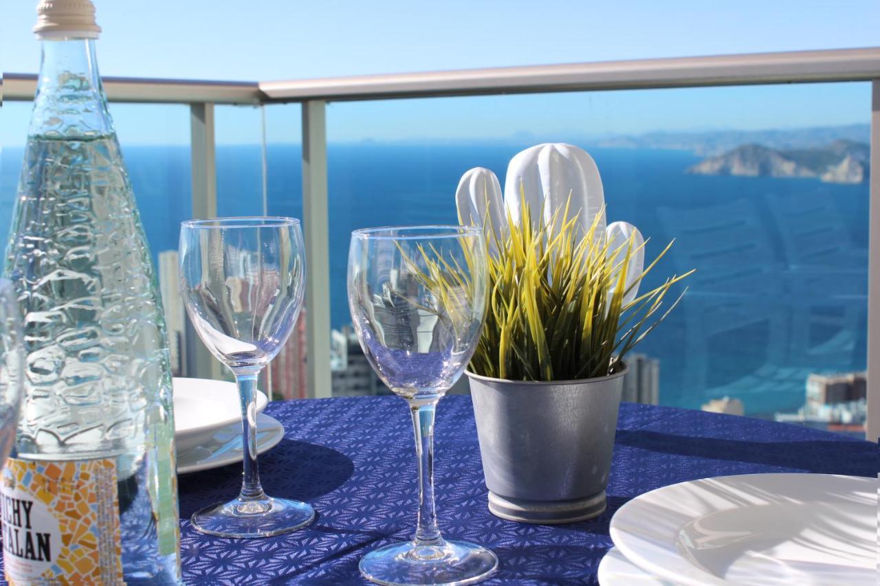 High Rise Apartment On The 39Th Floor With Private Terrace And Sea Views Benidorm Buitenkant foto